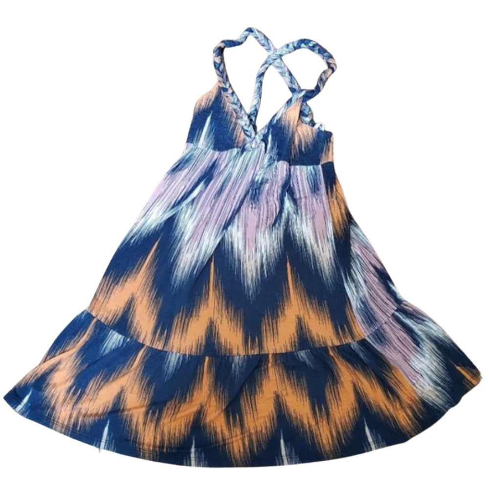 Lux Women's Casual Tie Dye Summer Dress Size Small